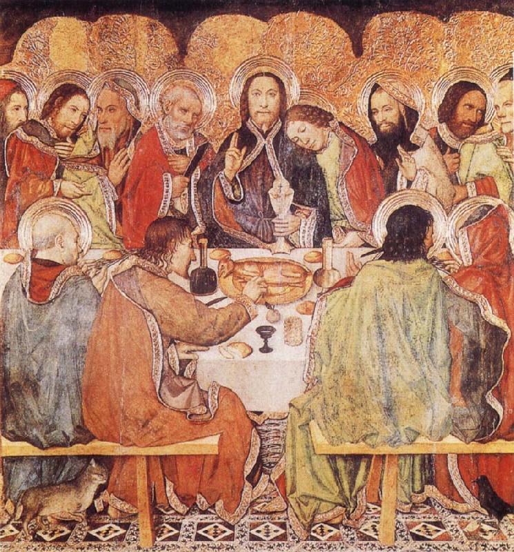 Jaume Huguet Last Supper oil painting image